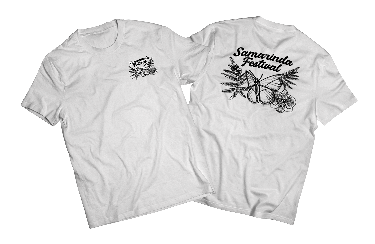 SAMARINDA FESTIVAL 2025 T-SHIRT BUTTERFLY ABU MISTY