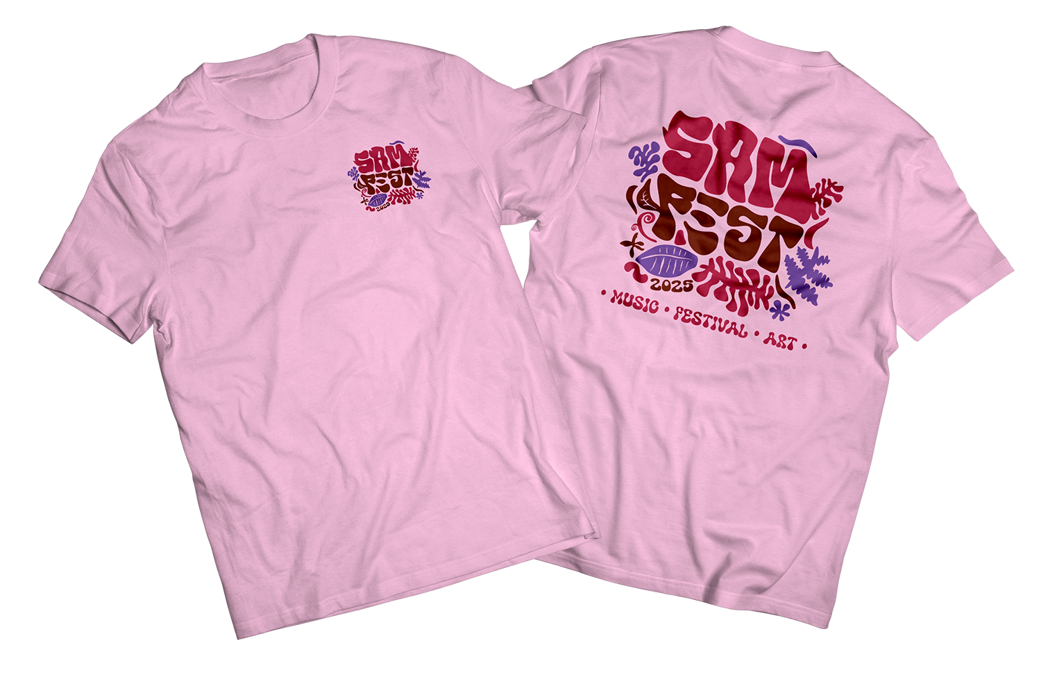 SAMARINDA FESTIVAL 2025 T-SHIRT FORESTS PINK